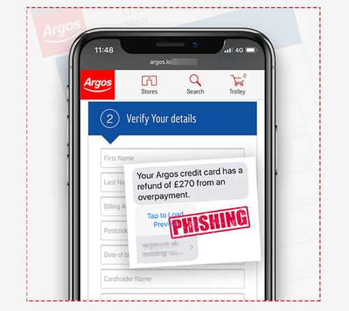 Argos Text Scam