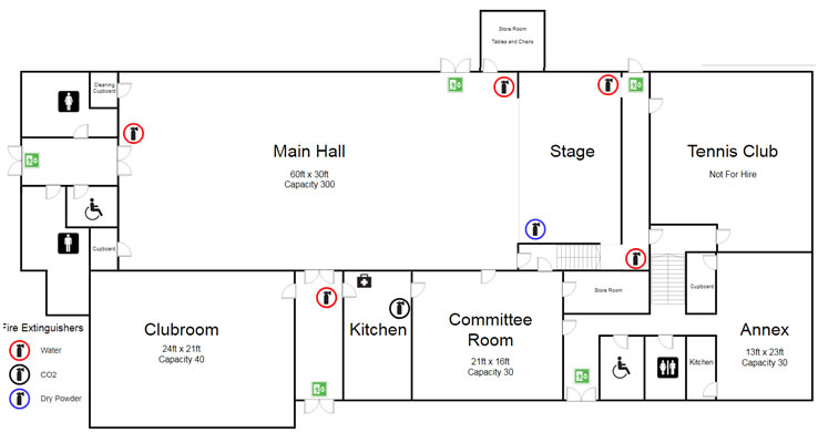 Village Hall Floor Plan